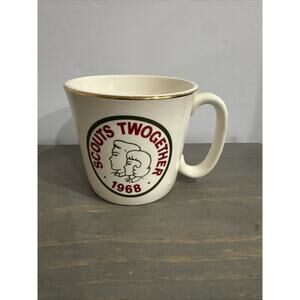 Rare BSA Mug VTG 1968 ‘Scouts Twogether’ Gold Rim